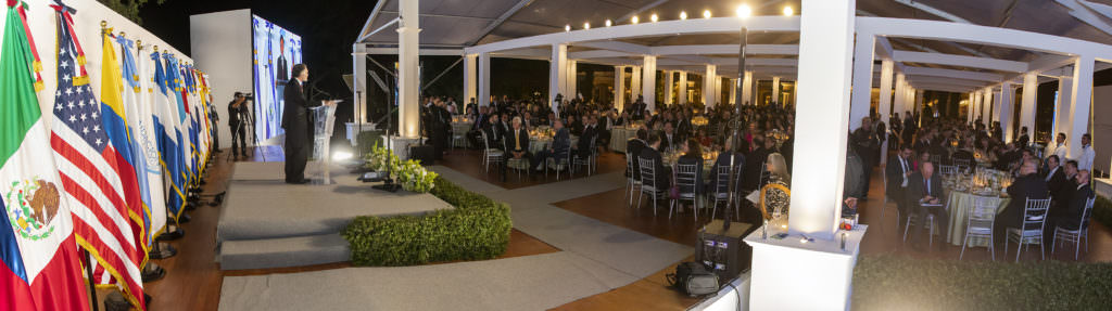 Cena en honor a Centroamérica. 3 de marzo de 2020