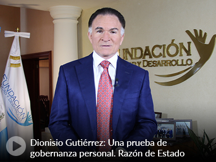 Dionisio Gutiérrez: Una prueba de gobernanza personal. Razón de Estado