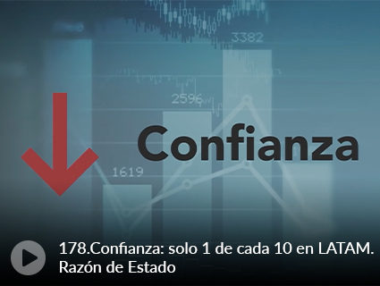 178. Confianza: solo 1 de cada 10 en LATAM. Razón de Estado con Dionisio Gutiérrez