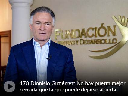 178. Dionisio Gutiérrez: No hay puerta mejor cerrada que la que puede dejarse abierta