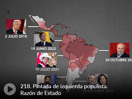 218. Pintada de izquierda populista. Razón de Estado