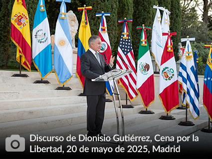 Discurso de Dionisio Gutiérrez en la Cena por la Libertad: Amigos entrañables, mejor amigos