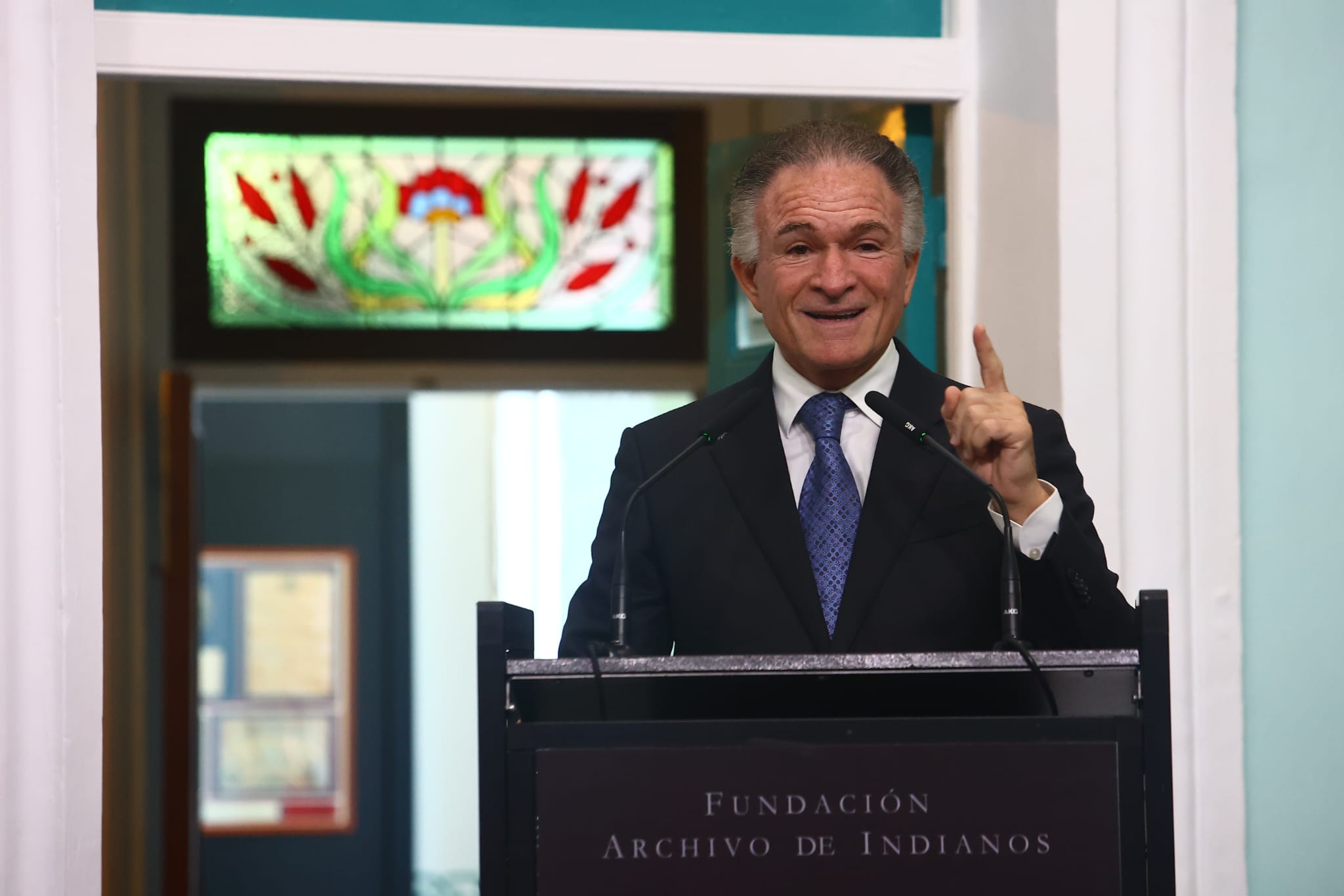 Dionisio Gutiérrez en su discurso