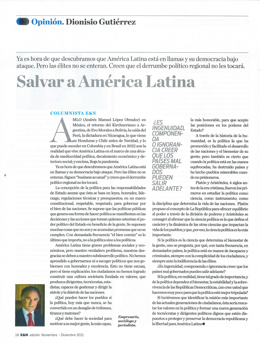 Salvar a América Latina