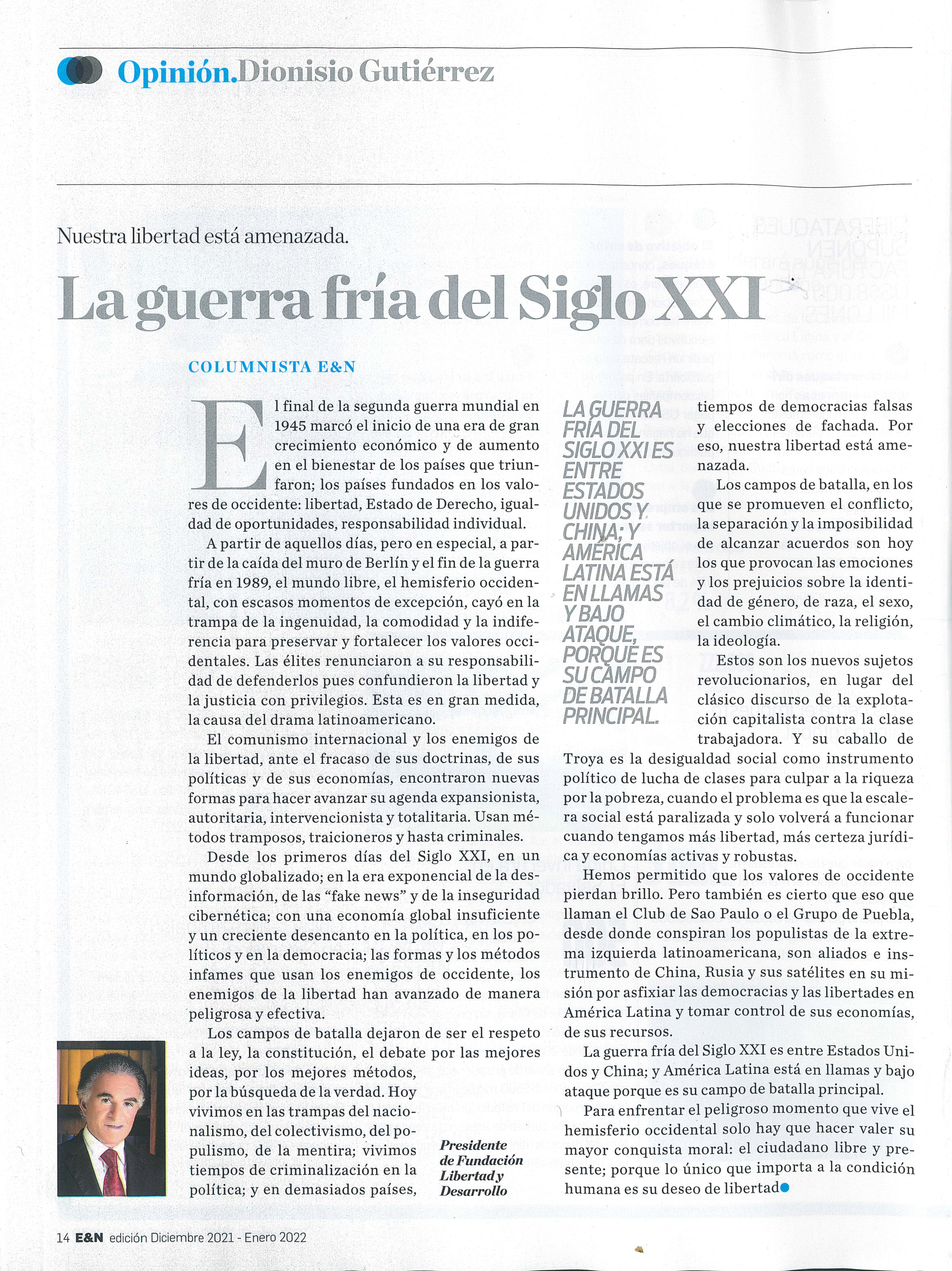 La Guerra Fría del siglo XXI