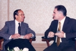José Piñera, Ministro de Trabajo de Chile (1978-1980). Ene. 2001