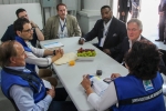 Dionisio Gutiérrez visita Junta Electoral del Distrito Central en el Parque de la Industria