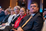 Vicepresidente de la República de Guatemala, Guillermo Castillo, y Fiscal General de la República, Consuelo Porras y magistradas de la Corte de Constitucionalidad