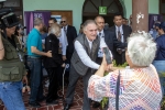 Delegación Internacional de Observación Electoral en el Centro de Votación del Instituto Belén