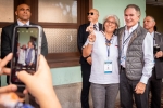 Delegación Internacional de Observación Electoral en el Centro de Votación del Instituto Belén