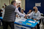 Delegación Internacional de Observación Electoral en el Centro de Votación de Los Arcos