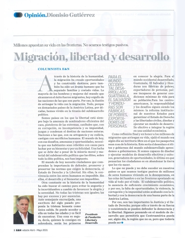 Migración, Libertad y Desarrollo    