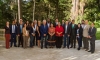 Dionisio Gutiérrez, James Milford, Leslie Alessandra, Larry Holifield, DC Page y Lalo Griffiths con estudiantes y directivos de Escuelas de Gobierno.