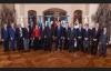 Dionisio Gutiérrez con ex presidentes de Iberoamérica; el presidente y vicepresidente de Guatemala, Alejandro Giammattei y Guillermo Castillo; el presidente del BID, Luis Alberto Moreno y el escritor venezolano, Moisés Naím