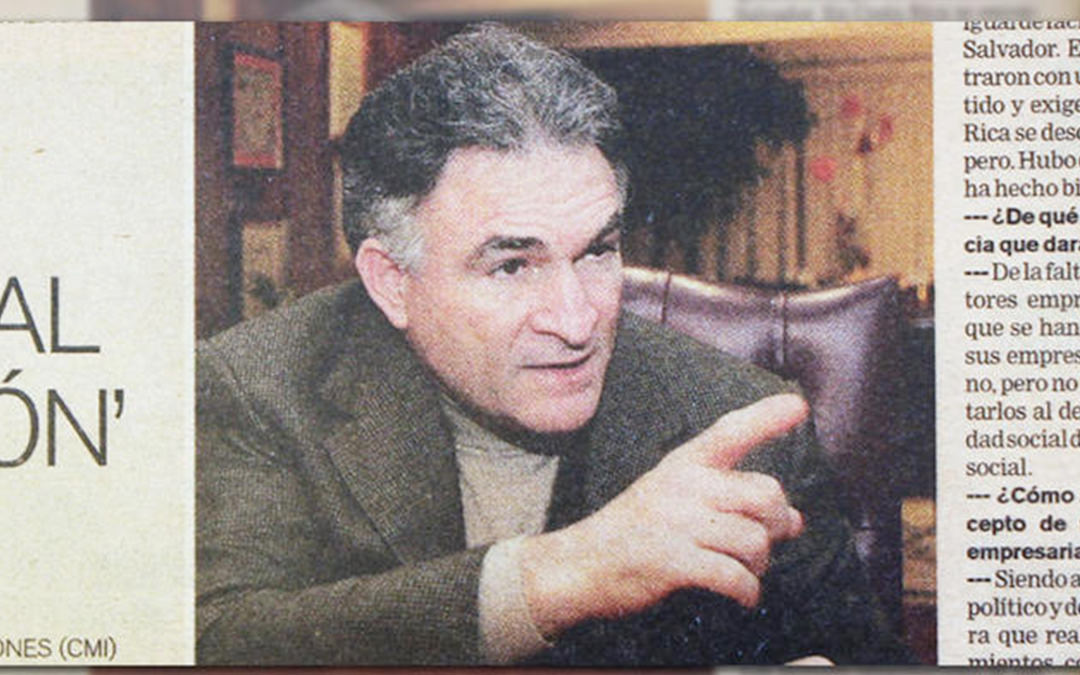 Hemeroteca: Falta liderazgo empresarial en la región